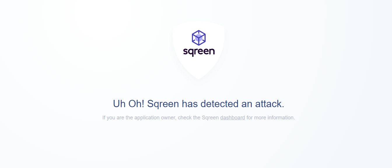 Resondent error page