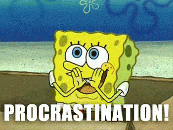 Spongebob procrastination