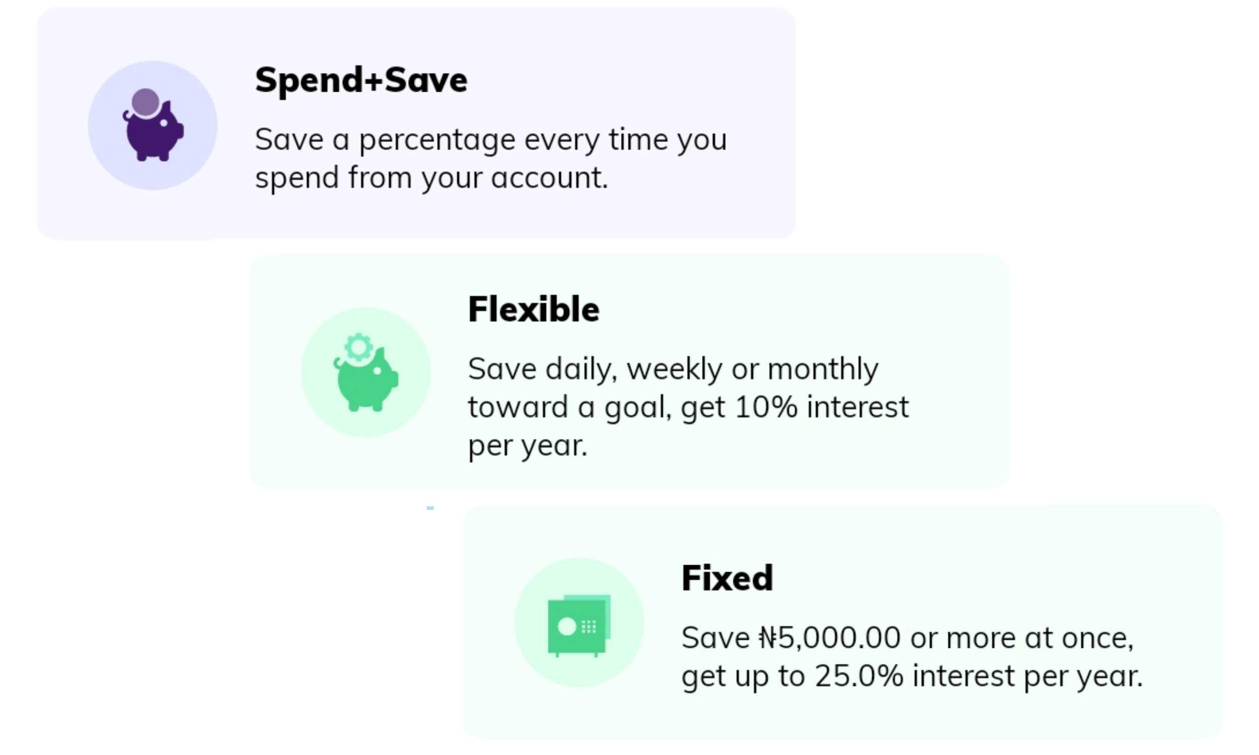 Kuda Bank Savings Plans