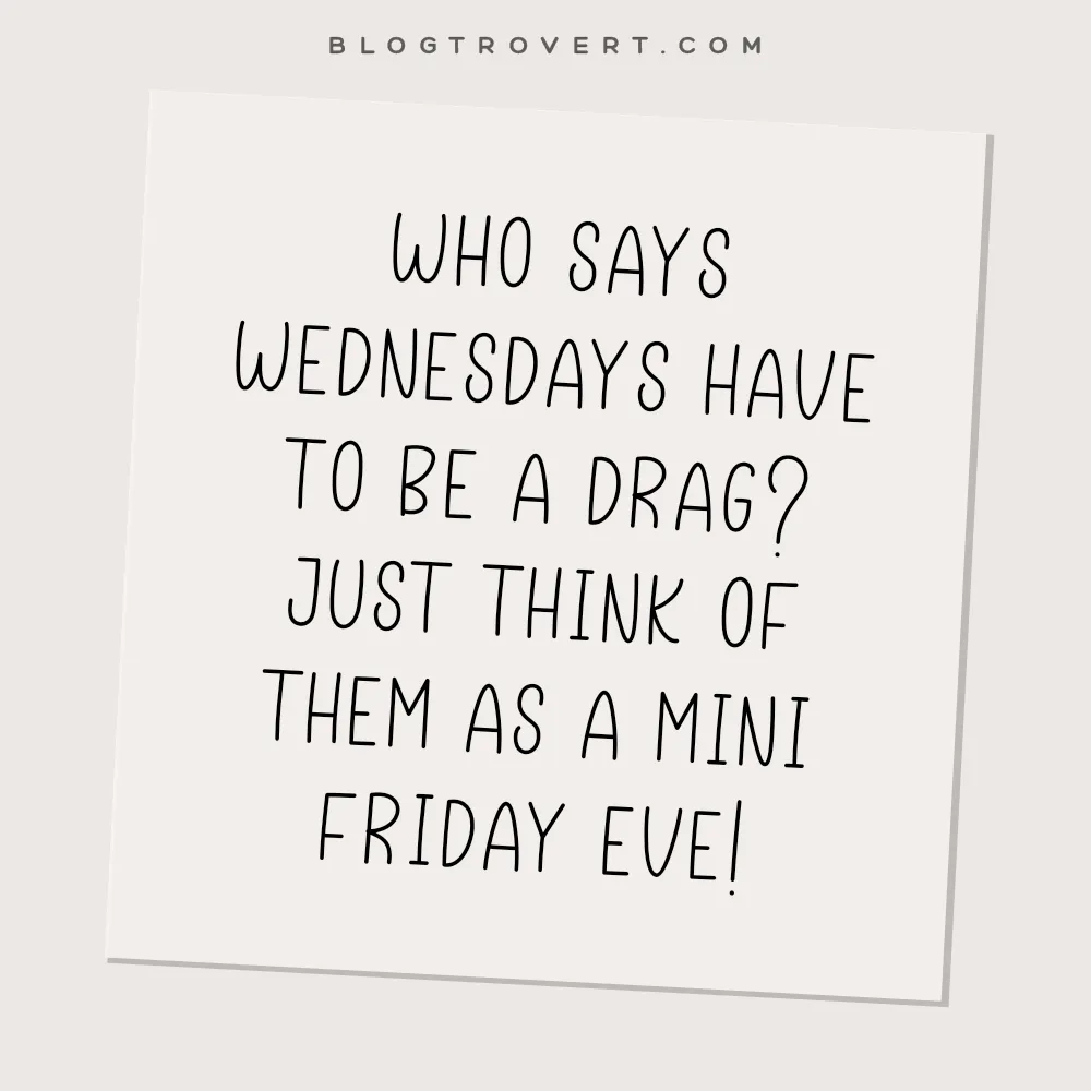 funny wednesday quotes for work