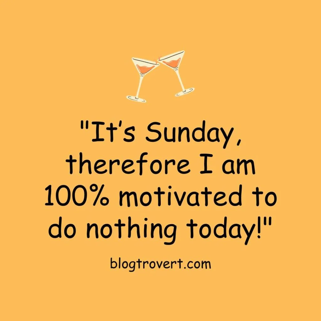 Funny lazy Sunday quotes