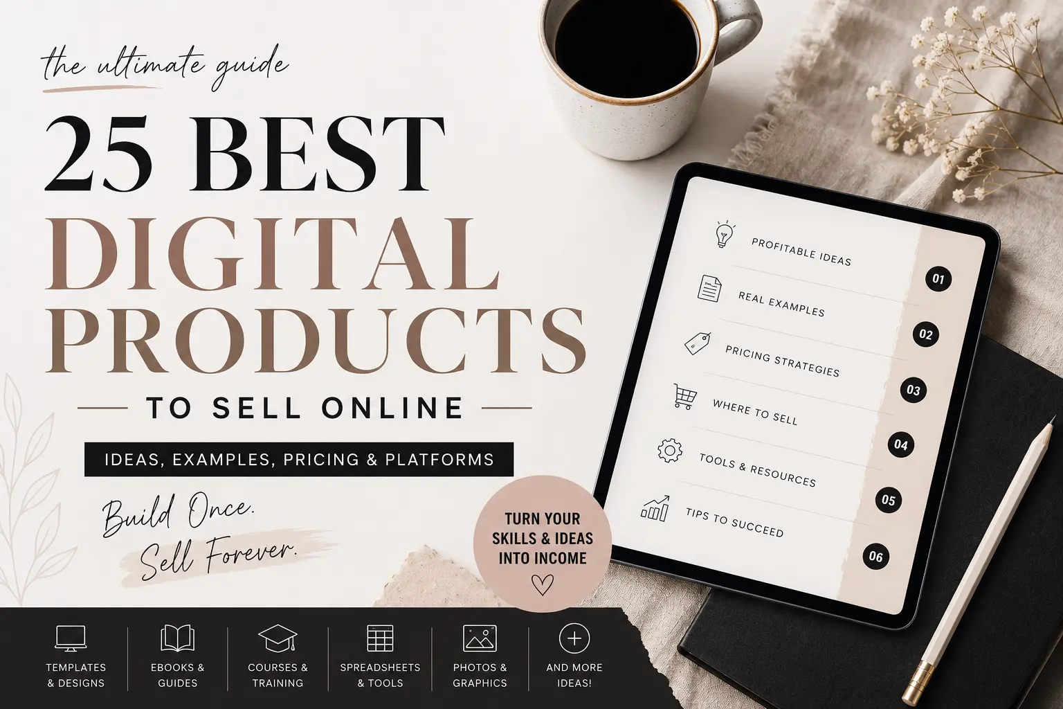 25 Best Digital Products to Sell in 2026 (Complete Beginner’s Guide)